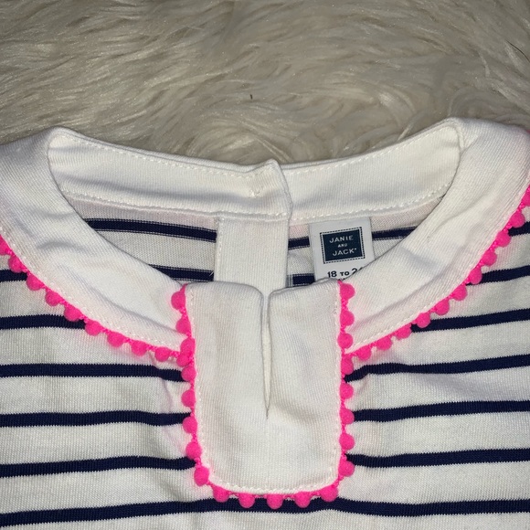 Janie & Jack Striped Summer Dress/Cover-up - Picture 3 of 5